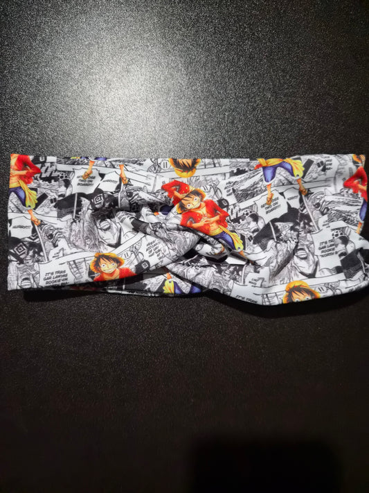 One piece theme headband